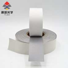 High Flame Retardant Silver Cotton Backing Reflective Flame Resistant Fabric Tape for Clothing